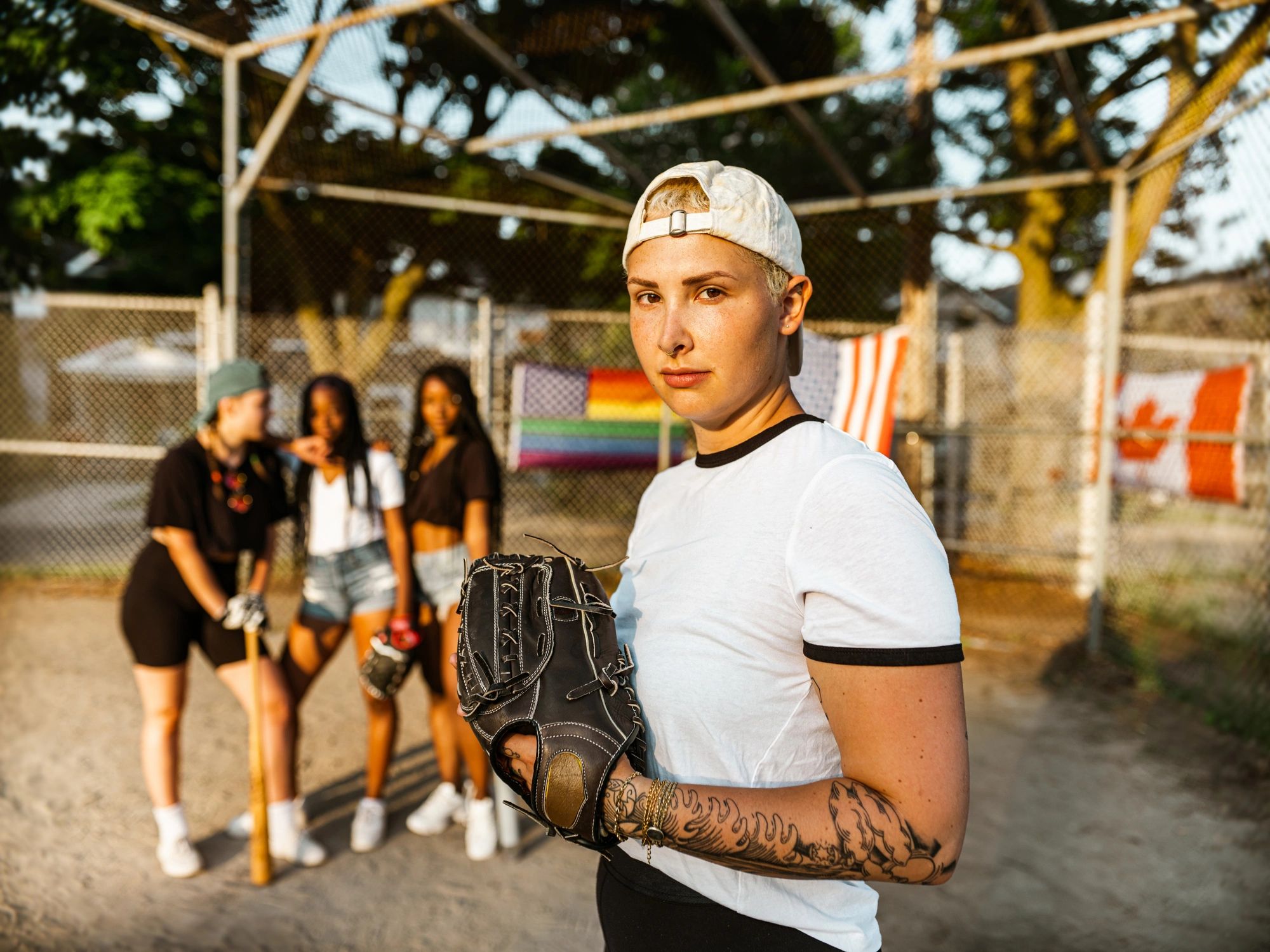 softball coach portrait